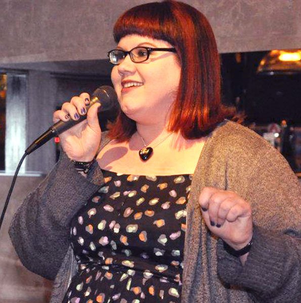 “Comedy saved me, it’s like my antidepressant,” says stand-up comedian Kim Thompson.