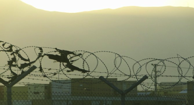 View from a U.S. military base in Afghanistan. 