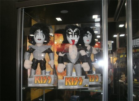 Kiss plush toys drew a lot of attention. Photo by Bart Mendoza