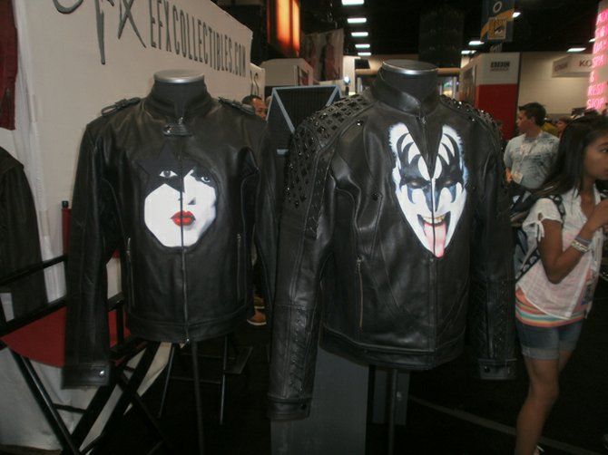 Kiss leather jackets were also available. Photo by Bart Mendoza
