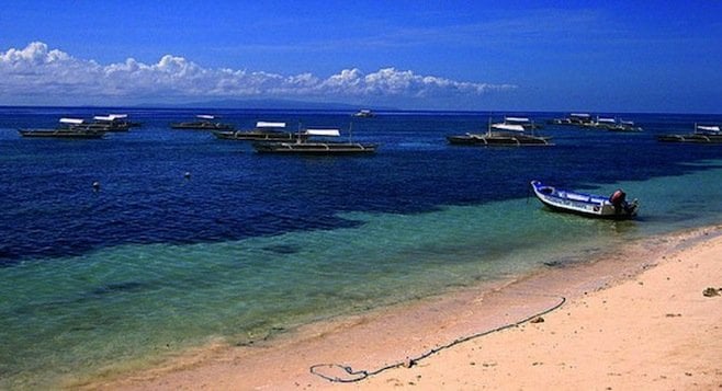 One of the many stunning beaches in Bohol. 