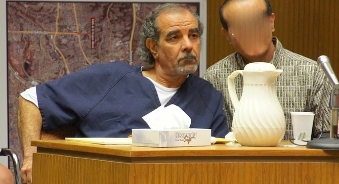 Alhimidi w Arabic interpreter in court today. Photo Weatherston.