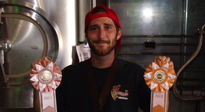 New Oceanside Ale Works brewer Jake Whyte