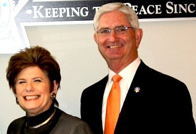 San Diego D.A. Bonnie Dumanis and Sheriff Bill Gore 