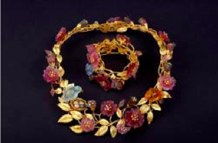 Fabulous gold n diamond n gemstone jewelry sets were taken from the San Diego County estate. 