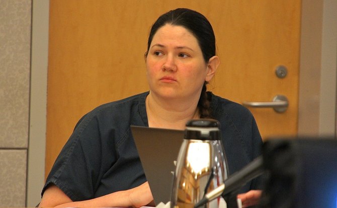 Co-defendant and mother of baby, Dorothy Maraglino, March 2013. Photo Weatherston.