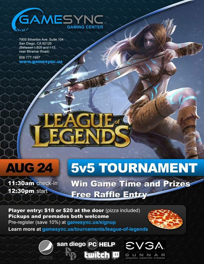 League of Legends Tournament at GameSync Gaming Center
