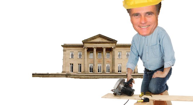 Mitt Romney has put a lot of effort and money into getting his La Jolla mansion built.
