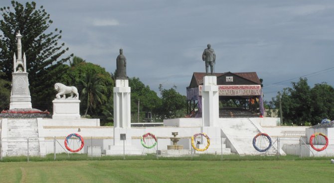 Royal tombs of Tonga. 