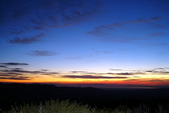 Pre-sunrise early Morning -in-Laguna-Mountains "Chartier"