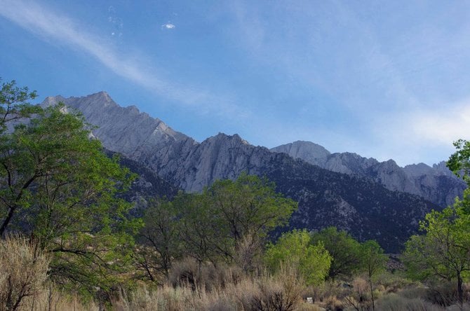 Lone Pine, California in June.