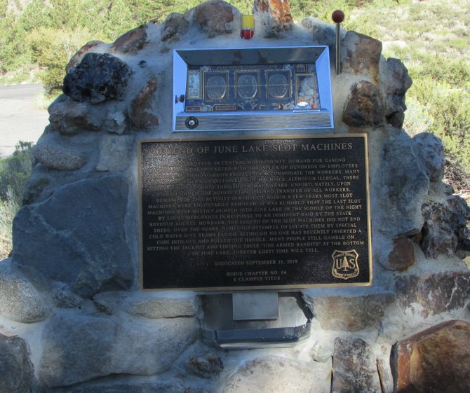California's only roadside monument with a slot machine.