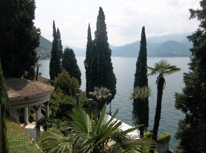 View of Lake Como from Varenna, Italy