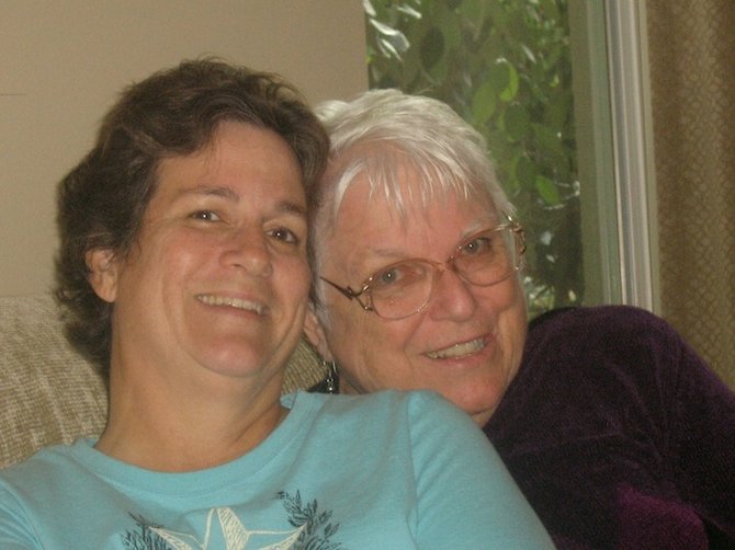Laura Jeanne Morefield and her mother, Charlene Baldridge