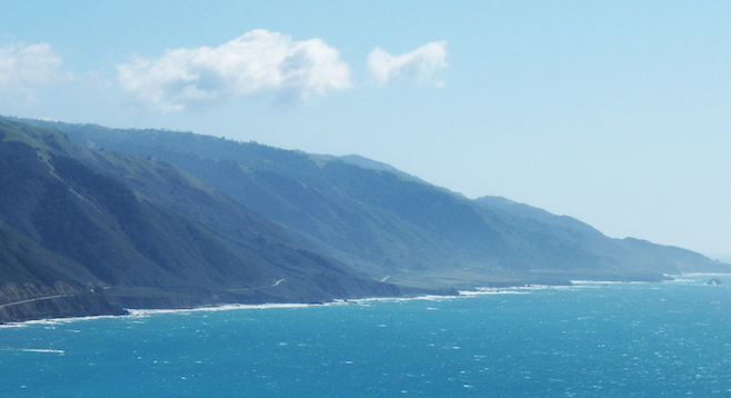 Inspiration for contemplation: Big Sur coastline. 