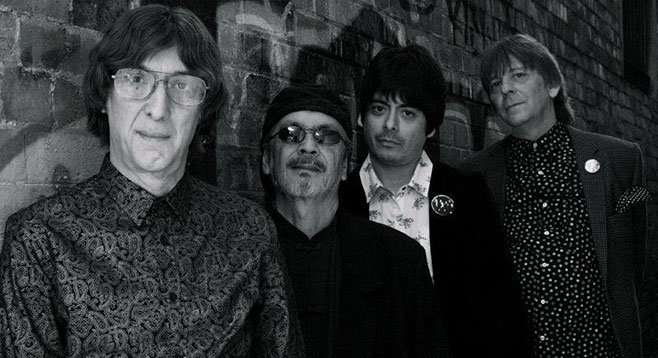 Victor Penalosa (second from right) with bandmates/idols the Flamin’ Groovies