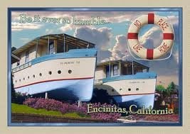 THe iconic Boat Houses are one of the 40 stops on the upcoming Historic Encinitas Bus Tour, Sept 28th 