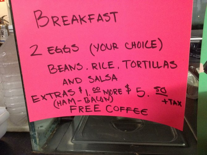 Great breakfast deal, too