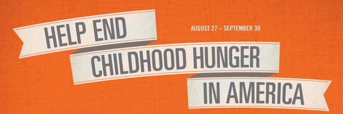 Sept. 30 is the last day to help Joe's raise money for No Kid Hungry. Donate $5-$10 to get free food.