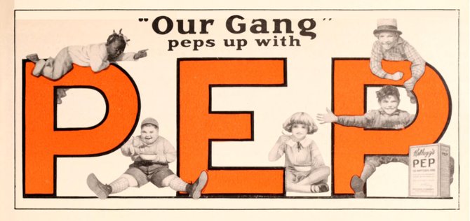 Ad for PEP Cereal, 1927.