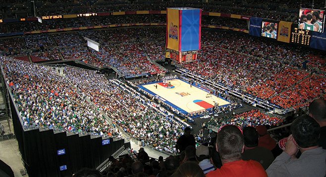 2005 Final Four, played in Edward Jones Dome in St. Louis