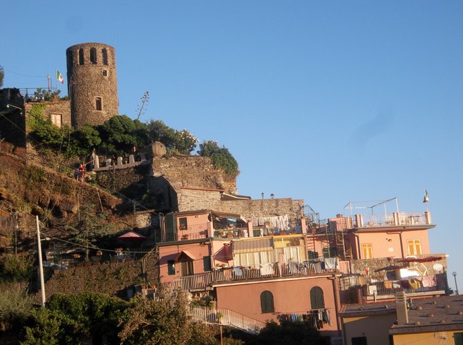Vernazza's Doria Castle. 