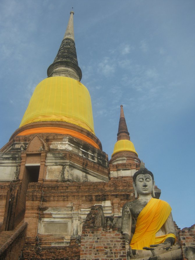 One of the many Buddhas in Ayutthaya, Thailand