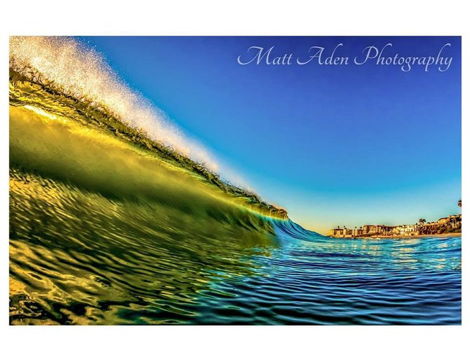 Glassy La Jolla shorebreak by Matt Aden Photography.