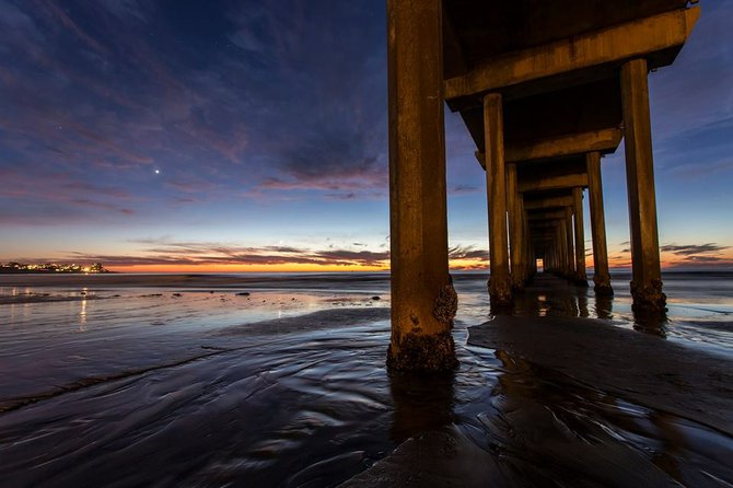 Last night at Scripps Pier. By Brian Connolly Photography.