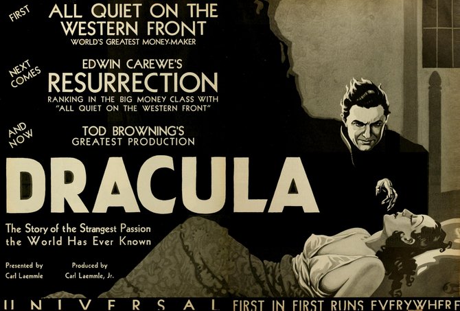 DRACULA. "Motion Picture News," November 8, 1930.