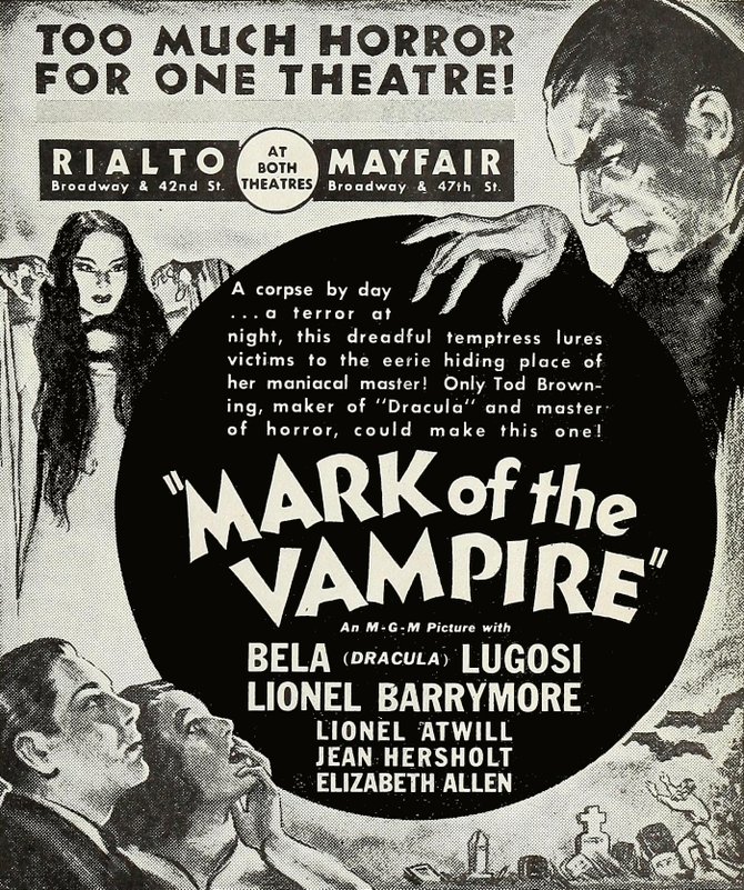 MARK OF THE VAMPIRE. "The Film Daily," May, 1935.