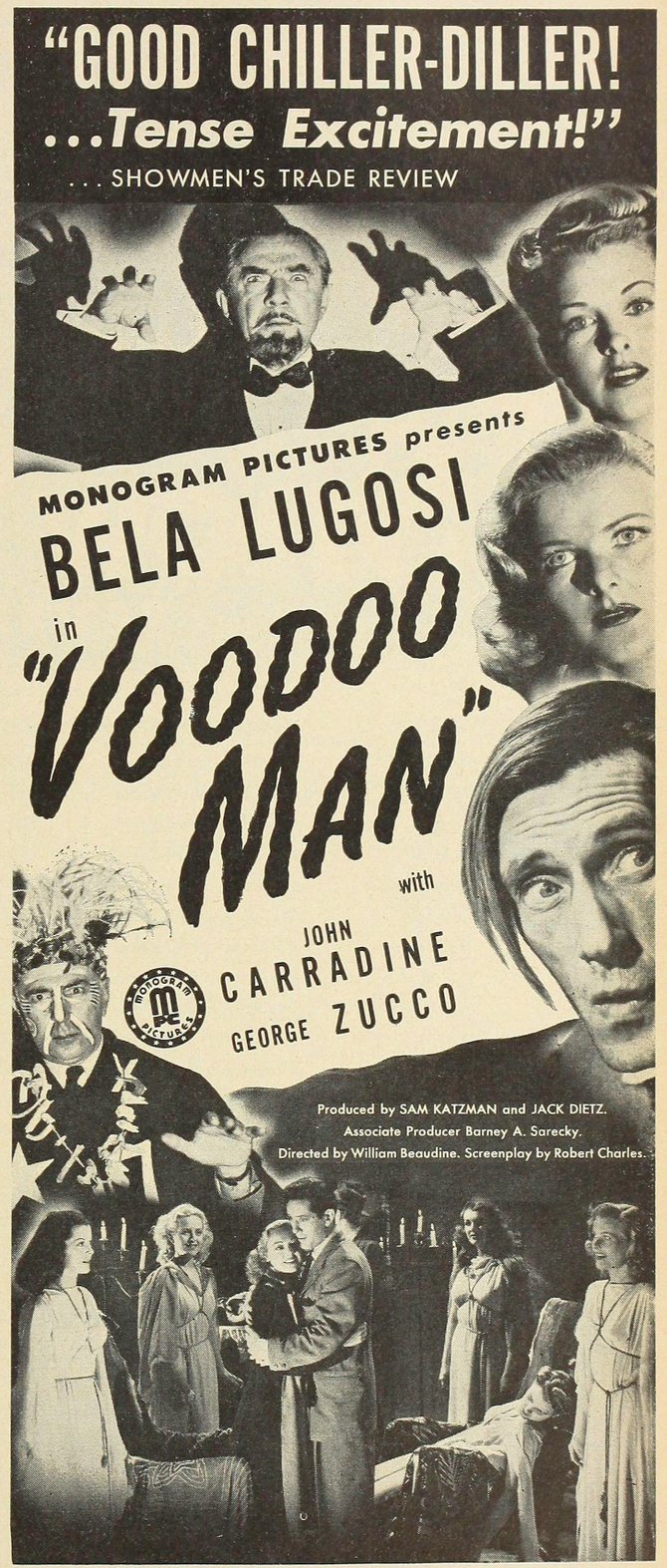 VOODOO MAN. "The Film Daily," March 7, 1944.