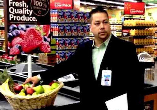 Walmart dark money group president Aaron Rios pitches company store in U-T San Diego video