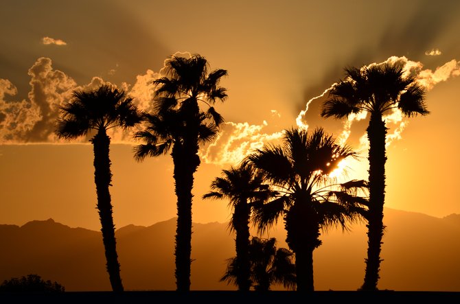 The Coachella Valley and it's beautiful sunsets!