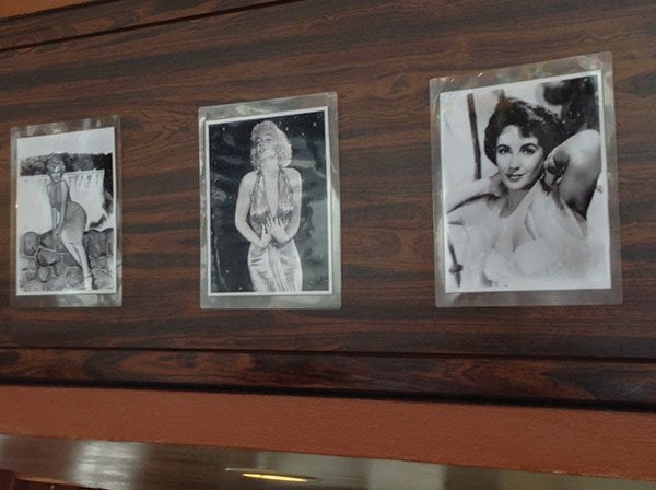 Photos of stars from the 1950s and ‘60s hang on the walls at Goody’s Café.