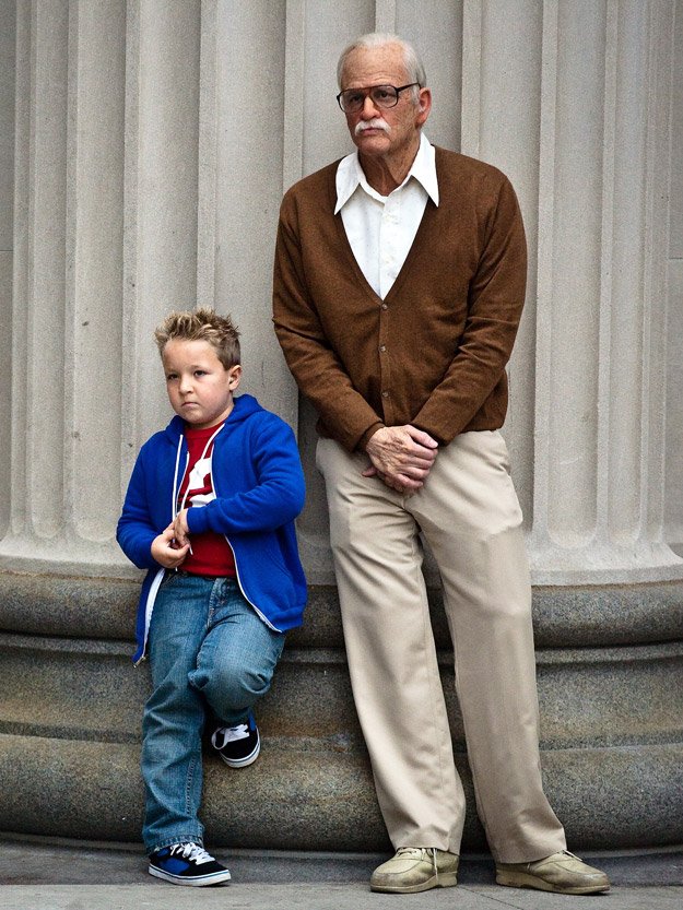 Jackson Nicoll and Johnny Knoxville on the road to bad taste in "Jackass Presents: Bad Grandpa."