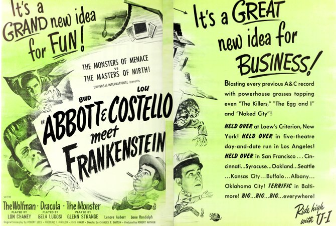 "Abbott & Costello Meet Frankenstein," "The Film Bulletin," 8-16-48.