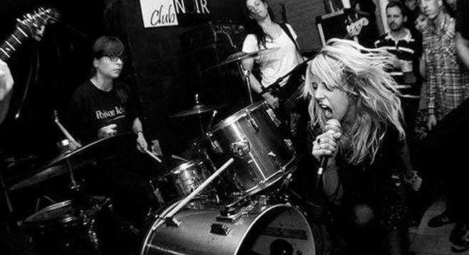 Soda Bar stages art-punk Canada band White Lung Tuesday night.
