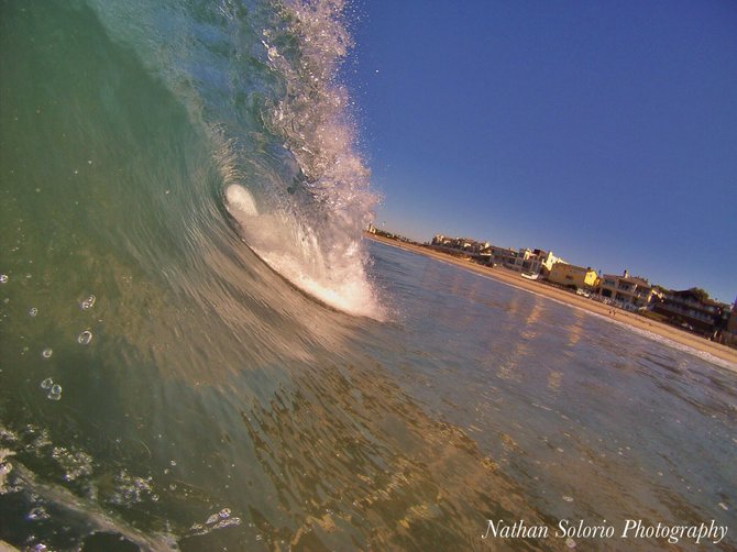 A picture taken with my gopro on the Army Navy Academy beach. 