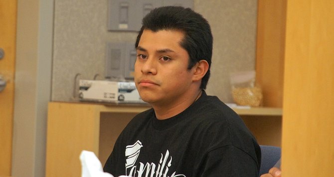 Lazaro Flores, 20, will answer a misdemeanor hit-and-run charge. Photo Eva Knott.