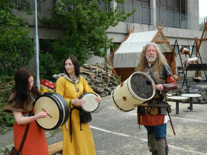 Vikings at Viking Fest. 