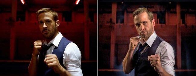 If he can look it, he can act it. Grant aping a Gosling in pose from "Only God Forgives," easily the actor's most little known role. (Credit: Everett Collecti; HotSpot/Landov)