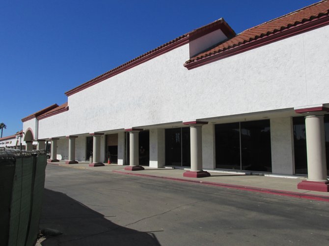 Site of a former Office Depot, where Walmart began constructing its fourth Oceanside store.