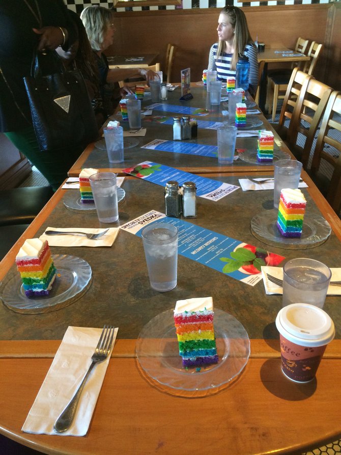 The rainbow colored cakes that surprised us at Harvey Milk's Diner is more than a visual treat -- it's a symbol for the LGBT community, and how Hillcrest has provided them a safe and affordable place to live.