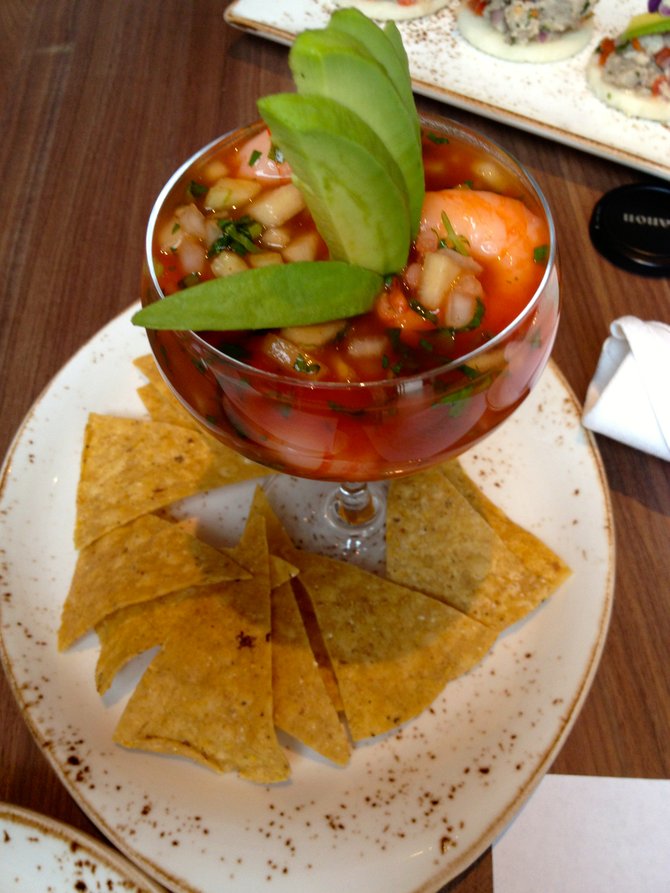 Mexican shrimp cocktail