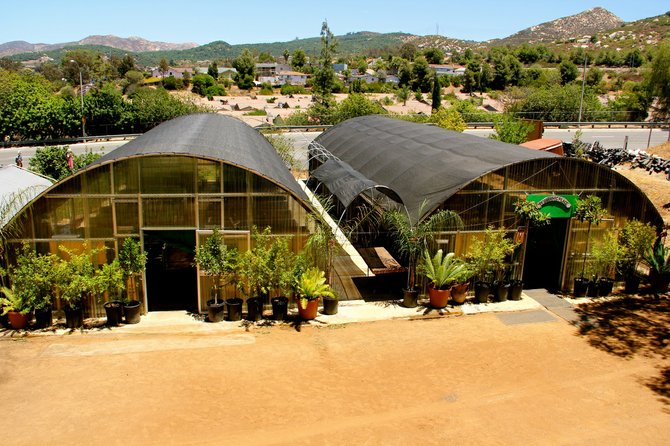 The two greenhouses of My Organic Place, Image provided by My Organic Place