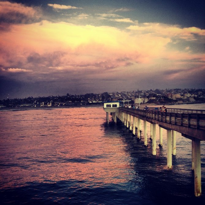 OB Pier Sunset