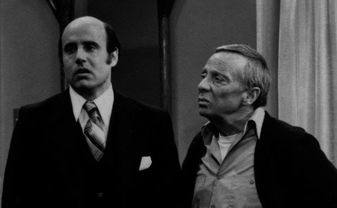 With Norman Fell in The Ropers.