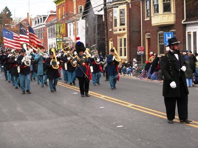 General Grant in the parade with the Federal City Brass Band