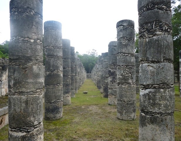 Plaza of 1000 columns - Chichen Itza